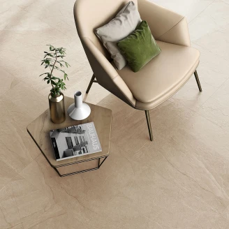 Gulvflis <strong>Duostone</strong>  Beige Matt 60x60 cm